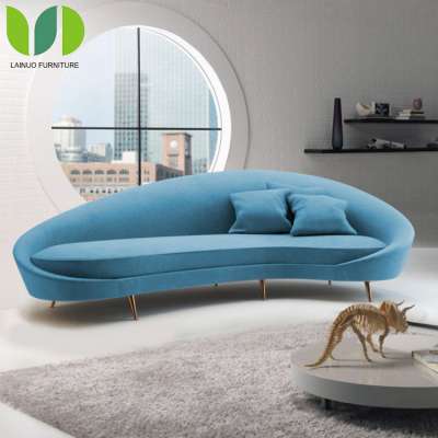 Velvet upholstery fabric sofa